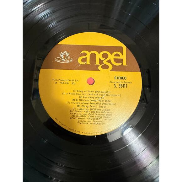 Soviet Army Chorus & Band 1962 Angel S35411 - 12" Vinyl Record - Picture 3 of 10